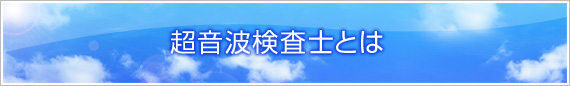 超音波検査士とは